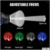 Headlamps Led Four Light Ce Focus Headlamp Waterproof Head Rechargeable Fishing Searching Cam Drop Delivery Sports Outdoors Camping Hi Dhlfc