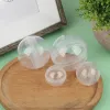 50pcs Clear może otworzyć przezroczystość plastikowa kapsułka Zabawka Zaskoczka Ball Tiny Contener Making Things Model Dollhouse Akcesoria