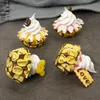 Dekorativa blommor 1pc Simulering Cake Paper Cup Mini Ice Cream Artificial Cupcake Props Pography Crafts Party Dekorera