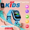 Watches For Kids Smart Video Call Phone Watch Waterproof Mother Children GPS Monitor Boy Girls SOS Child Sports Digital Watches Tracker