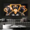 Drie wijze apen canvas schilderen print poster dieren canvas schilderij voor woonkamer slaapkamer interieur wall art home decor mura