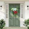 Decorative Flowers Artificial Plants Garland Christmas Wreaths Doors Flower Indoor Outdoor Hanging Decoration Wedding Peony Home Decor