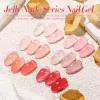 Lilycute Jelly Rose Nude Gel Rigoux de ongles translucides Gel Vernis Vernis Semi Permanent Gel Varnis Nail Art UV Gel Varnis