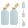 Dispensateur de savon liquide 2 PCS Bouteilles de shampooing en plastique Cheveux REMPLILLABLE LOTION LOTION CAURDE COURT