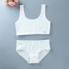 Ensembles de vêtements pour adolescents adolescents Sport sous-vêtements Bra pour filles pour adolescents soutien-gorge et culotte de 8-14 ans