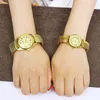 Women's Watches Man Women Couple Wrist Watches Stainless Steel Band Alloy Lovers Business Quartz Movement Wristwatch Elastic Strap Band Watch 240409