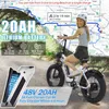 BIKES IDOTATA ECTRIC BICYM 1500W 48V 17AH Lithium Batter Mountain Bike ectric Bike Huile Huile Brake 20inch Fat Tire Snow E-Bike L48