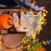 Gobelin macrame tkany Halloween White Ghost Wiszący Ozdoba do dekoracji festiwalu Układ sceny wisząca