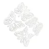 Garrafas de armazenamento 4pcs Corte DIY Dado resistente ao desgaste do desgaste de papel Butterfly Fonte de cartão