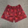 شورت وولف هيد للعلامة التجارية شورتات الرجال Darcsport Mesh Shorts Shorts الكلاسيكية الصالة الرياضية شورت شورتات الرياضة شورتات التهوية Wolf Print Dou 3143