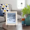 Frames (2 Pack) Eisenanzeige Ständer schwarzer Eisenelektorplatte PO Hold Displays Bildkochbücher dekorativ