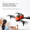 Drony dron E100 z kamerą FPV Camera zdalne sterowanie dronem 4K mini dron 360 ° Unikanie przeszkód Druron do ładowania Dronu USB
