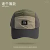 Ball Caps Spring Summer Sun Mountain Outdoor Dryball Baseball Cap da baseball da travel-child da viaggio da viaggio da uomo a cinque pannelli