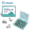 20set / 80pcs tubes buccaux orthodontiques dentaires Bondable 1ère molaire monobloc monobloc non convertible ou outil orthodontiste MBT MBT