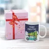 Tasses Joyeux Noël et camping-car tasse de bois de neige en céramique tasse avec poignée café 11 oz pour la maison de bureau cadeau de bricolage