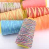 Chainho,3000Yard/Spools,402 Multicolored Sections Dyeing Polyester Thread,Suitable Quilting,Needlework Household Sewing Machine