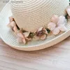 Wide Brim Hats Bucket Hats 2018 Hot Summer Femmes décontractées Femmes Madiennes Wide Brim Flowers Bage Chatle Soleil Chapeau