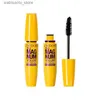 Mascara 3D Mascara Eyelash Long Lasting Grower Natural Waterproof Black Professional Eyelash Brush Curl Thicken Lengthen Eye Cosmetics L49