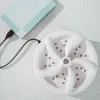 Портативная мини -стиральная машина USB Ультразвуковая стиральная машина для носков нижнего белья Ультразвуковая турбонаральная машина для домашних путешествий