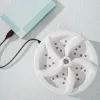 Portable Mini Washing Machine USB Powered Ultrasonic Washing Machine for Underwear Socks Ultrasonic Turbo Washer for Home Travel