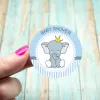 4,5 cm Bellissimi adesivi per baby shower Genere rivelare etichette regalo per feste etichette per artigianato fai -da -te per bambini regali/decorazioni per baby shower