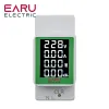 DIN Rail Wattmeter Voltmeter Ammeter vermogensmeter AC50-300V Volt AMP Power Factor Time Energy Spanningsstroommonitor