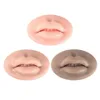 5D Silicone Practice Permanent Training Skin Plastic Holder Eyebrow Lip Eye Tattoo Practice Skin Mannequin Face Makeup Tool