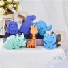 Para divertirse todo tipo de animales, moho de silicona series de dinosaurios moldes de velas de velas hechas a mano suministros de velas que hacen artes