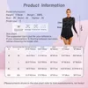 Stage Wear Womens Ballet Gymnastics Leotard Dress Sheer Mesh Long Sleeve Rhinestone Figure Ice Skating Ballroom Performance Clothing