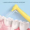 10 st fawnmum l-form interdental borsttråd ortodontisk interdental borste ortodontisk tandborste mjuk borst muntlig vård