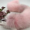 70cm/27,5 "-Pink Real Fox Fur Tail Plug Funny Adult Sex Games Sweet Games Fache Party Cosplay Toys