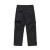 Custom Label Trousers for Men Drop Ship Street Wear Stock Nylon Pocket Cargo Pants