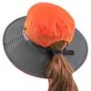 Imperméable upf 50 Sun Hat Bucket Summer Men Women Fishing Boonie UV Protection Long Long largeur Bob Bob Randonnée Outdoor240409