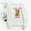 Kvinnors hoodies Jag älskar min Dachshund Graphic Print Hoody Women Harajuku Kawaii Dog Lover Sweatshirt Femme Long-Sleeved Jumper Drop