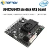 NAS J6413 J6412 Motherboard 2 * Intel I226-V 1 * RTL8125BG 2,5G LANS 2 * NVME 6 * SATA3.0 2 * DDR4 1 * PCIE MINI ITX ROUTE SOFT ROUTER DU ROUTER