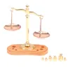 1PCS Dollouse Miniature Acessories Mini Balance Scale Model Toys for Doll House decoração