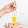 Mini Dental Floss Key Chain Portable Keychain Dental Floss Box Teeth Shape Dental Floss Box Oral Cleaning Tool Random Color