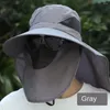 Bérets 360 degrés Protection Sun Hat Fashion Wide Brim UV plage CAP