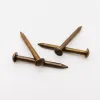 10/20/50 / 100pcs Bronze en laiton antique dia 1,2 1,5 2 2,8 mm Pur Copper Small Round Head Nail pour la charnière Boîte de bijoux à tambour de tambour