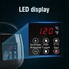 2024 Novo aquecedor de cera de 500cc mais quente remoção de cabelo Máquina de cera Spa Epilador parafina parafina Pote de cera Smart LCD LCD Display