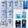 MENS NOWA SLOVINIA LUKA DONCIC 77 KALLI BUZ BLUE UNICERSIDAD EUROPEA 7 MADRID White Koszulki S-XXL