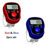 2st Set Mini Stitch Marker och Row Finger Counter LCD Electronic Digital Tally Counter av Beboslook