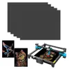10pcs 250x180mm DIY Magic Rainbow Color Scratch Art Paper Carte Ensemble pour le graveur laser TTS-55 TS3 Dessin de gravure Couleur aléatoire