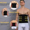 Slimming riem heren taille cinchers buikregel riem vormende band shapewear compressie gordel buikvet afslank training trainer body shaper 240409