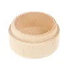 Houten ronde opbergdozen ringdoos vintage houten ambachtelijke sieraden doos organisator accessoires