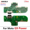 Nuovo per Motorola Moto G5 G4 G6 G7 G8 G9 Play Plus Power Lite USB Ricarica USB Porta Mic Microfono Dock Dock Scheda Flex Cavo