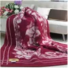 Decken Luxus verdickte Retro Decke Wolle wirft Fleece Bett Matte Flachblatt für Reisen Chinesische Wollabdeckung