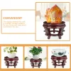 Flower Pot Base Small Plant Stand Single Indoor Wood Stands Fish Tank Plants Stool Holders