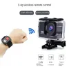 Kameras 4K Actionkamera 30fps HD 16MP Aufnahme Unterwasserkamera 30m wasserdichte Ultra -Antishake -WLAN -Bewegungskameras Dash Cam Camcord