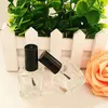 Förvaringsflaskor 10 ml tomt glas nagellack fyrkantig flaskelim gel crystal art förpackning kosmetiska behållare lx8846